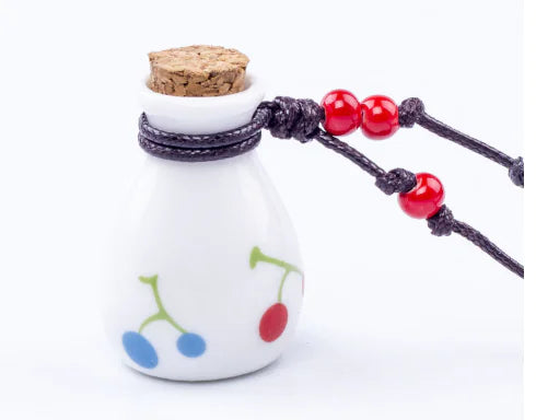 Ceramic Wish Bottle Necklace