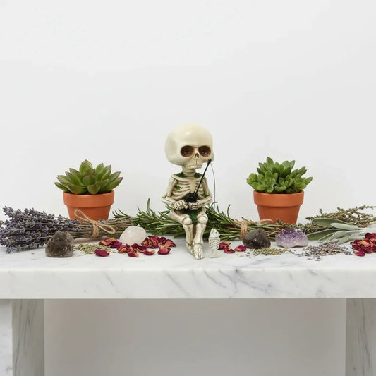 Skeleton Fishing Ornament - Sorceress Sanctuary