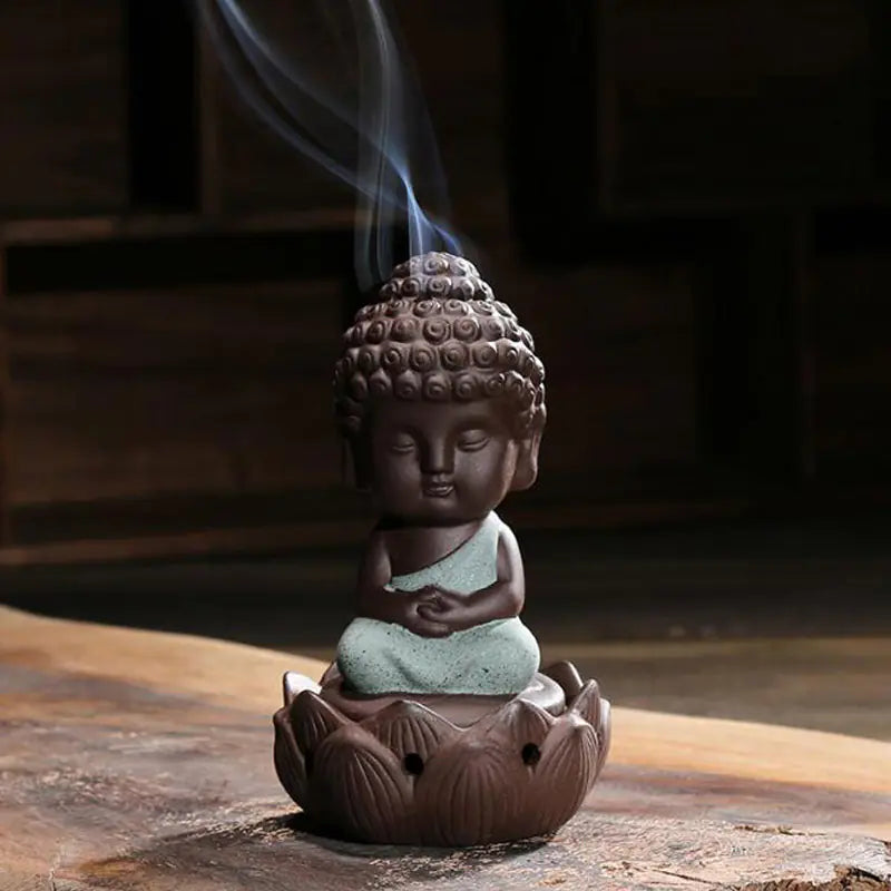Lotus Buddha Incense Holder