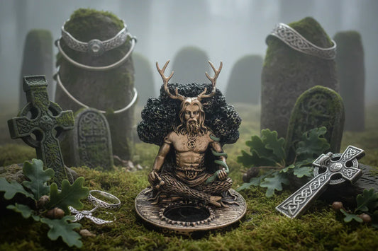 God Candle Holder - Sorceress Sanctuary Deus (Não acompanha velas)
