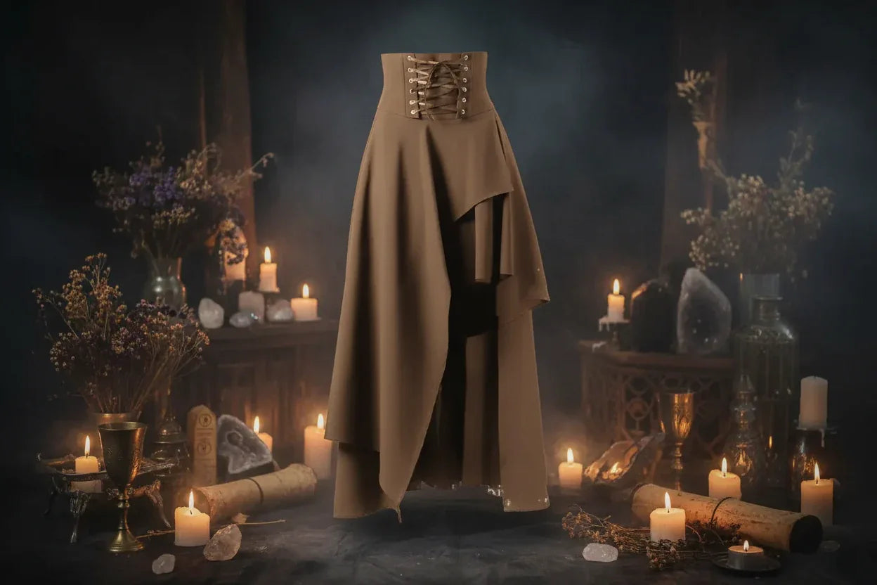 Gothic Skirt - Sorceress Sanctuary Black / S-Black / M-Black / L-Black / XL-Black / 2XL