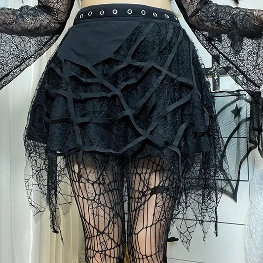 Gothic Punk Slim Skirt Sorceress Sanctuary