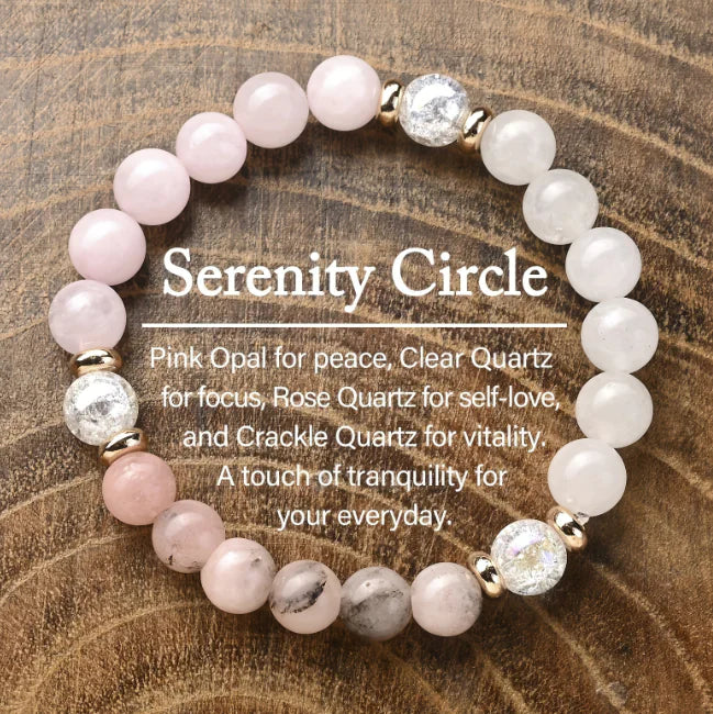 Rose Aura Crystal Bracelet