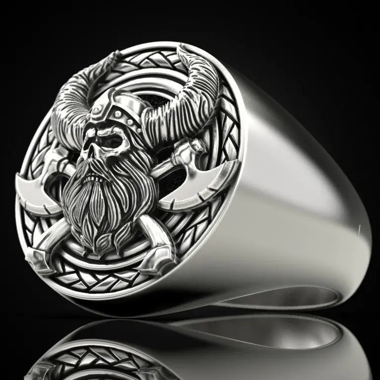 Viking Skull Ring