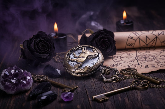 Horse Pocket Watch - Sorceress Sanctuary Bronze