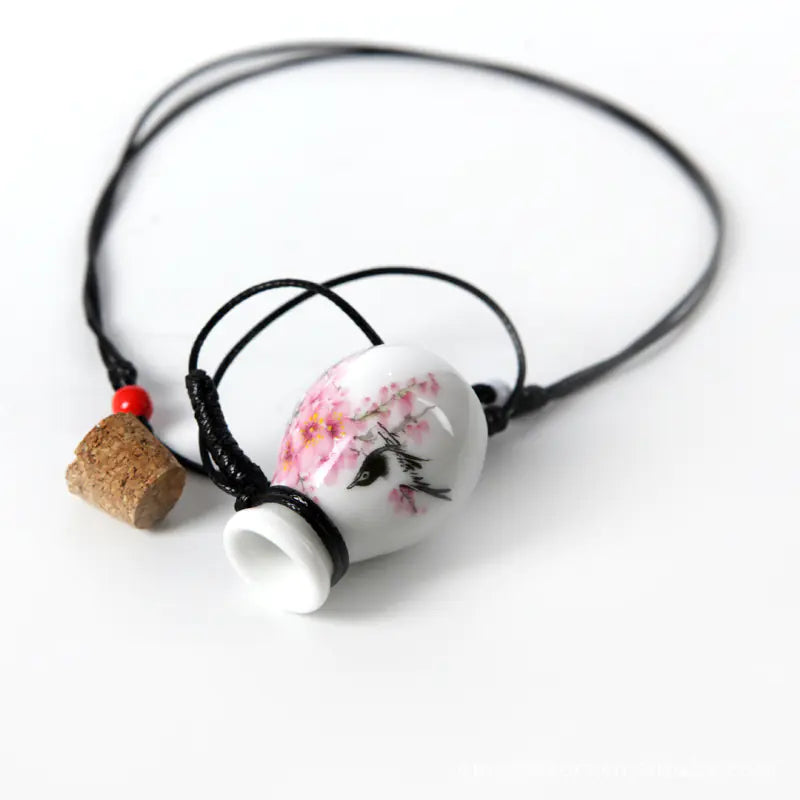 Ceramic Wish Bottle Necklace