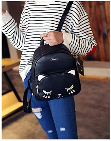 Cute Black Cat Backpack