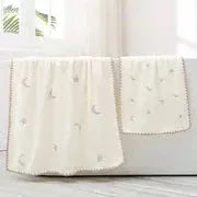 2 Embroidered Soft Towels | Star & Moon - Sorceress Sanctuary