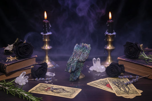 Iridescent Mineral Crystals - Sorceress Sanctuary 2.5to3-3to3.5-3.5to4-4to5-6to8