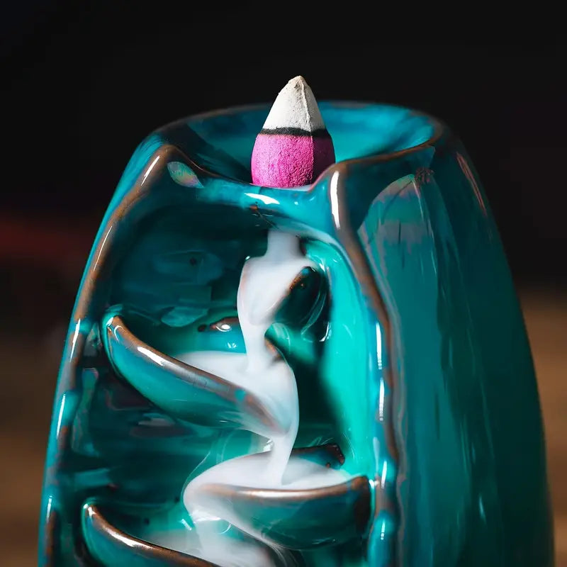 Ceramic Backflow Incense Holder