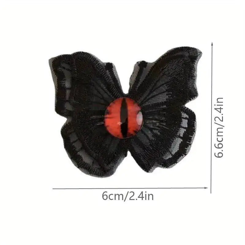 Butterfly Embroidery Hairpin Clip