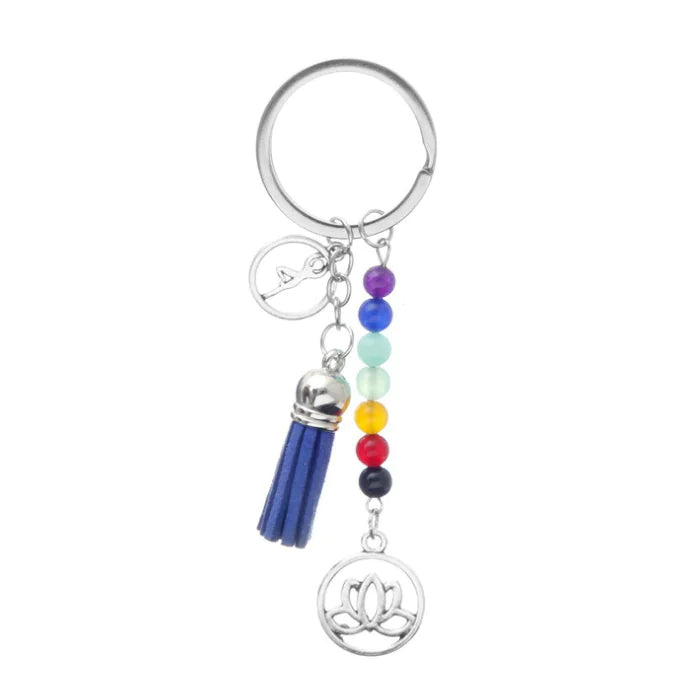 Chakra Lotus Talisman Keychain