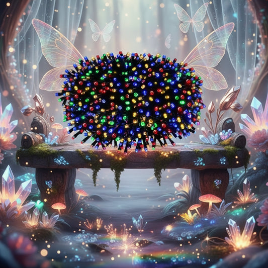 LED Fairy Lights - Sorceress Sanctuary White light / 10 meters 100 lights-US standard-White light / 20 meters 200 lights-US standard-White light / 30 meters 300 lights-US standard-White light / 50 meters 500 lights-US standard-White light / 100m 1000 lights-US standard