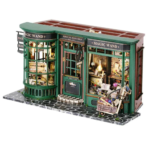 DIY Wooden Magic Street House Kit Sorceress Sanctuary
