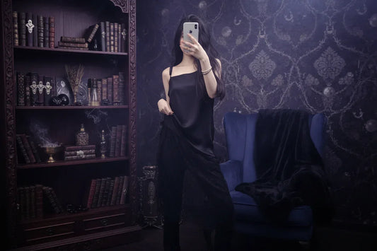 Lace Mermaid Dress - Sorceress Sanctuary Black / One size