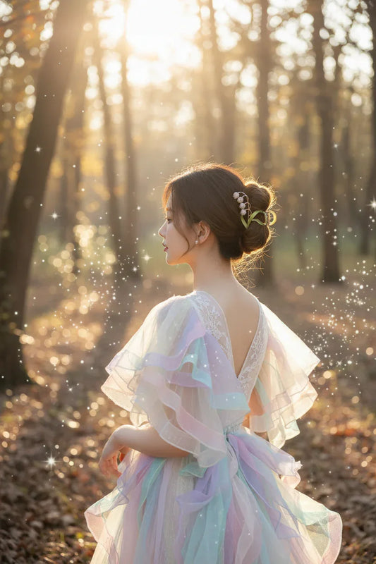 Lily Fae Clip - Sorceress Sanctuary Blue-Pink