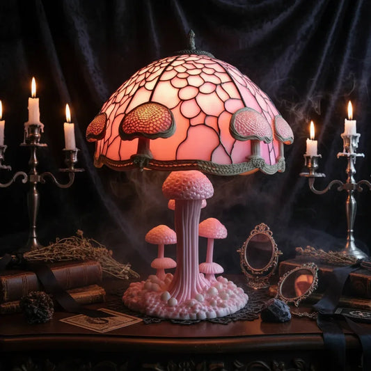 Magic Mushroom Lamp - Sorceress Sanctuary Style A / Small Size 15cm USB Plug-Style B / Large Size 30cm USB Plug-Style B / Small Size 15cm USB Plug-Style C / Large Size 30cm USB Plug-Style C / Small Size 15cm USB Plug