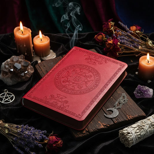 Mini Grimoire - Sorceress Sanctuary Khaki-Brown-Black-Gray-Red