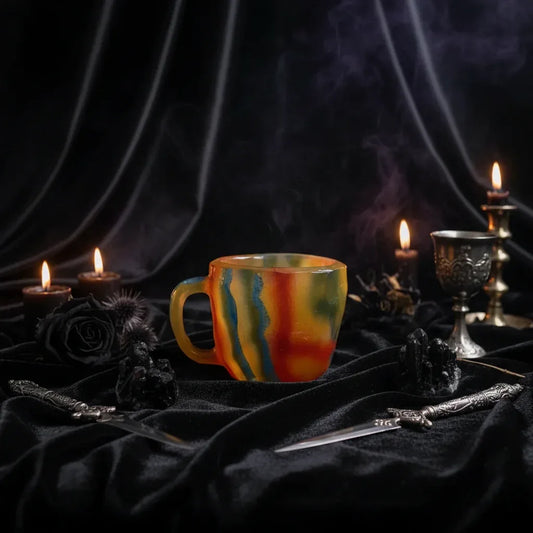 Enchanted Crystal Mug - Sorceress Sanctuary Pink Flat Mouthed Inner Liner / 10CM High-Volcano Red Flat Mouthed Inner Liner / 10CM High-Sky Blue Flat Mouthed Inner Liner / 10CM High-Rock Flat Mouthed Inner Liner / 10CM High-Pink No Inner Liner / 10CM High