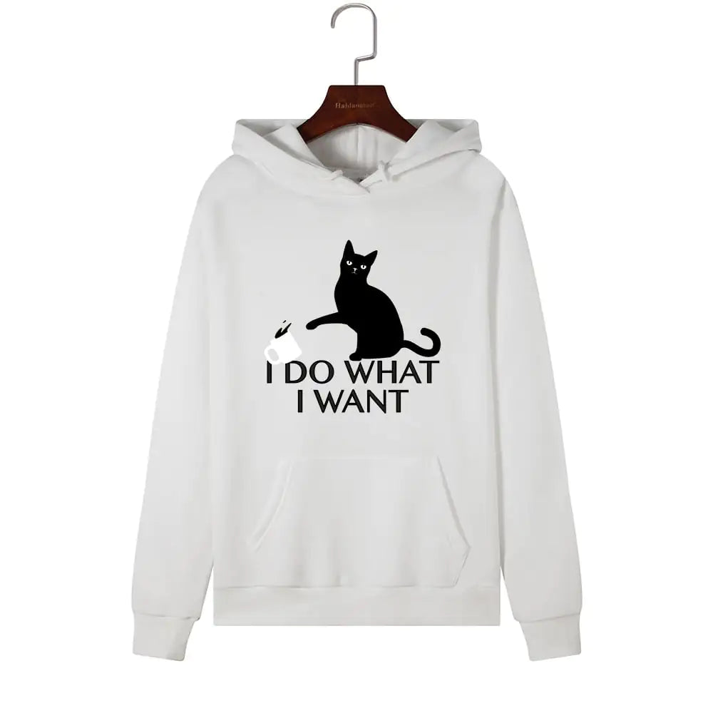 Black Cat Hooded Sweatshirt