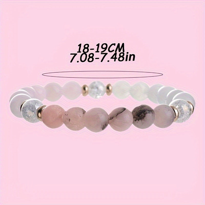 Rose Aura Crystal Bracelet