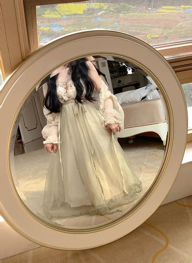 Mystic Fairy Lace | Patchwork Mesh Dress - Sorceress Sanctuary