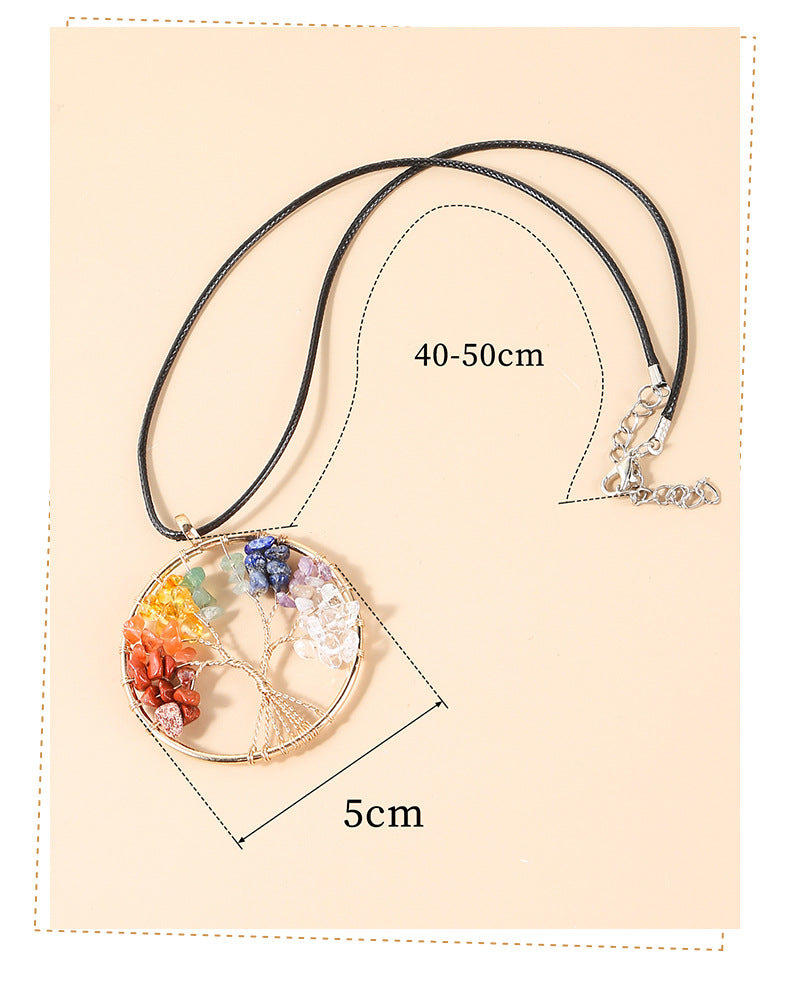 Enchanted Crystal Necklace | Tree Of Life