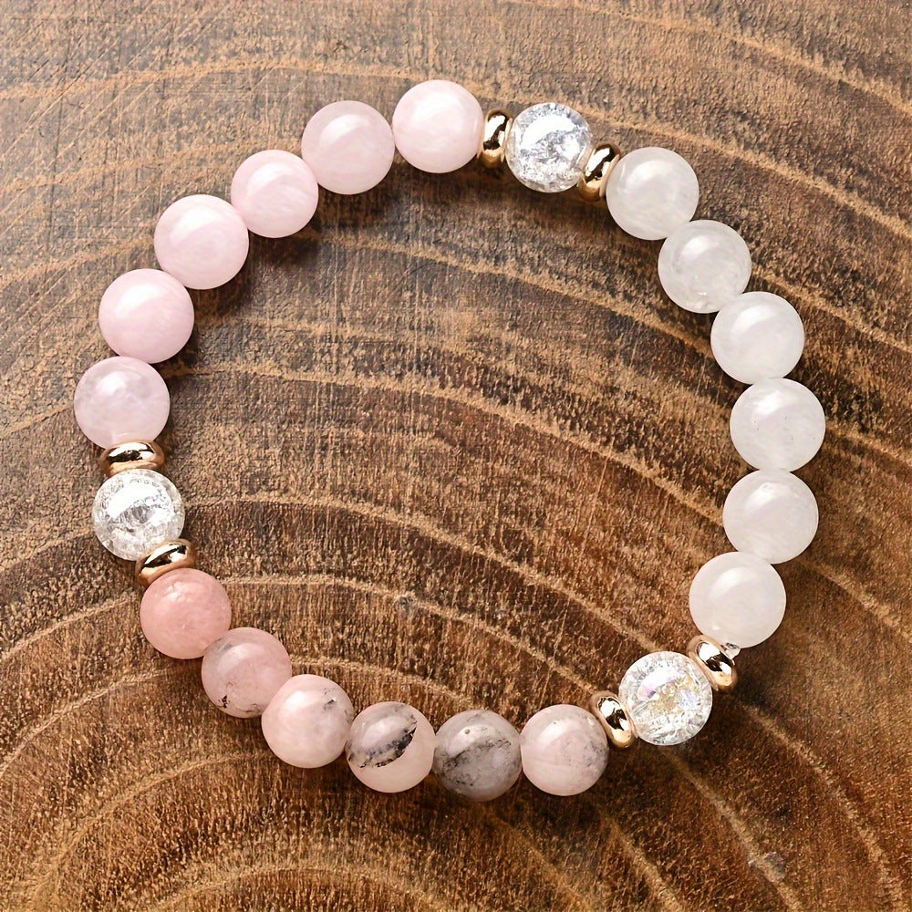 Rose Aura Crystal Bracelet