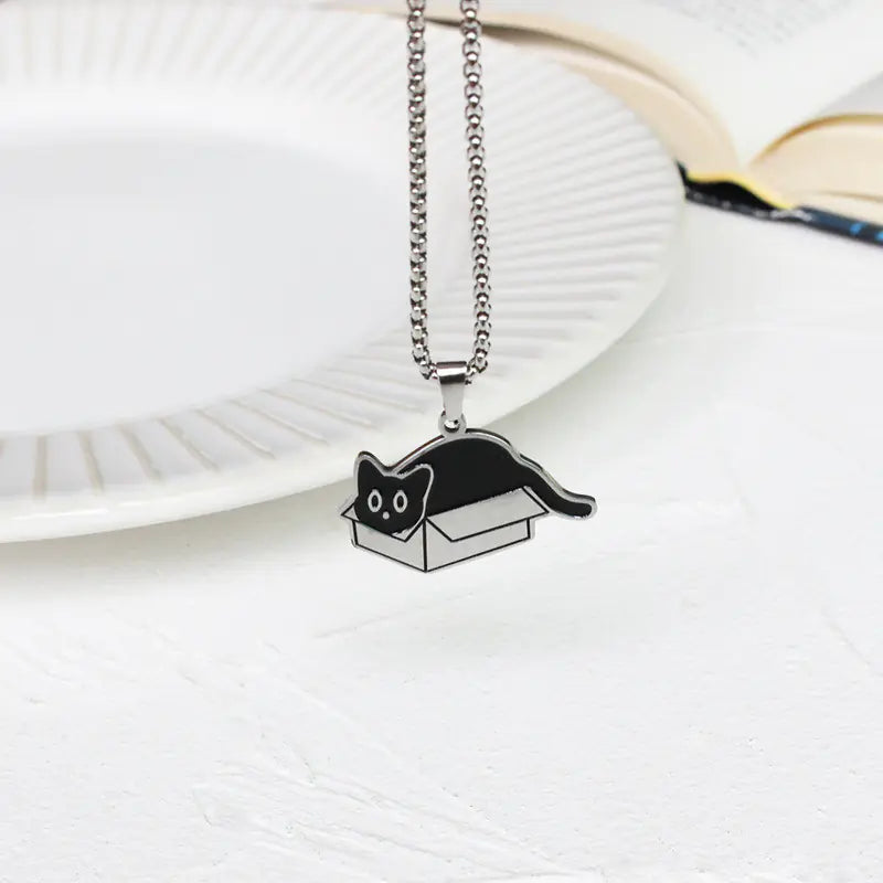 Creative Black Cat Pendant