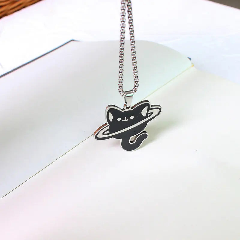 Creative Black Cat Pendant