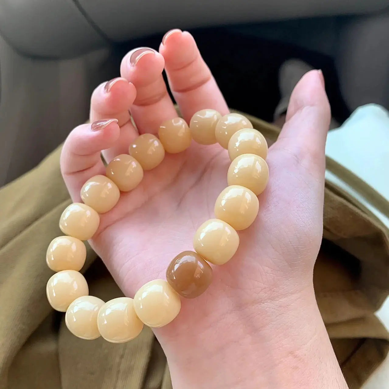 Gradient Bodhi Root | Buddha Beads Bracelet
