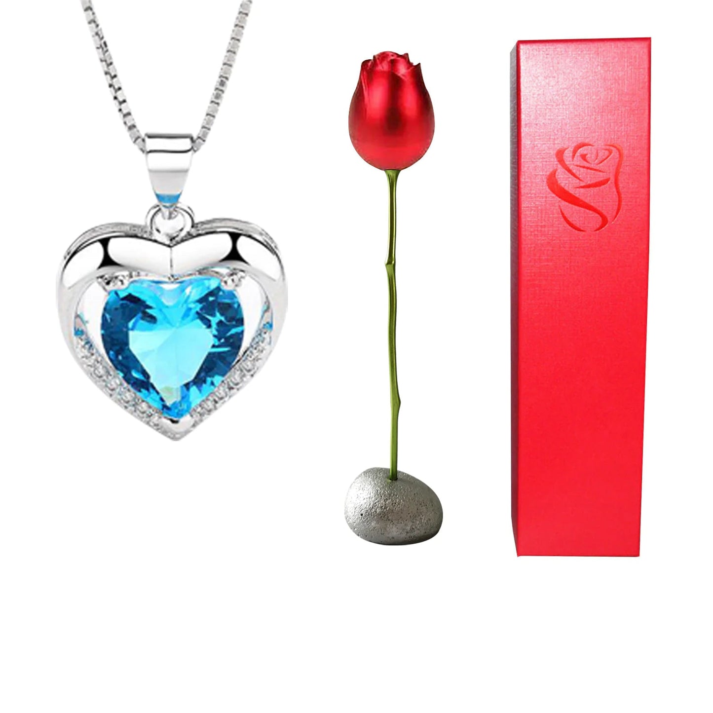Heart Shaped Crystal Pendant Sorceress Sanctuary