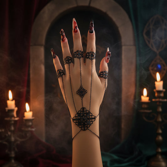 Punk Tassel Bracelet - Sorceress Sanctuary Black-Gold Single-Silver Single-Gun Black Single