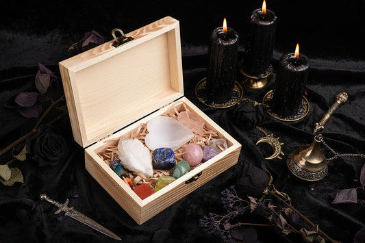 Crystal Healing Box (11 Pieces) - Sorceress Sanctuary
