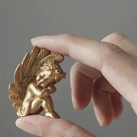 Golden Resin Angel - Sorceress Sanctuary