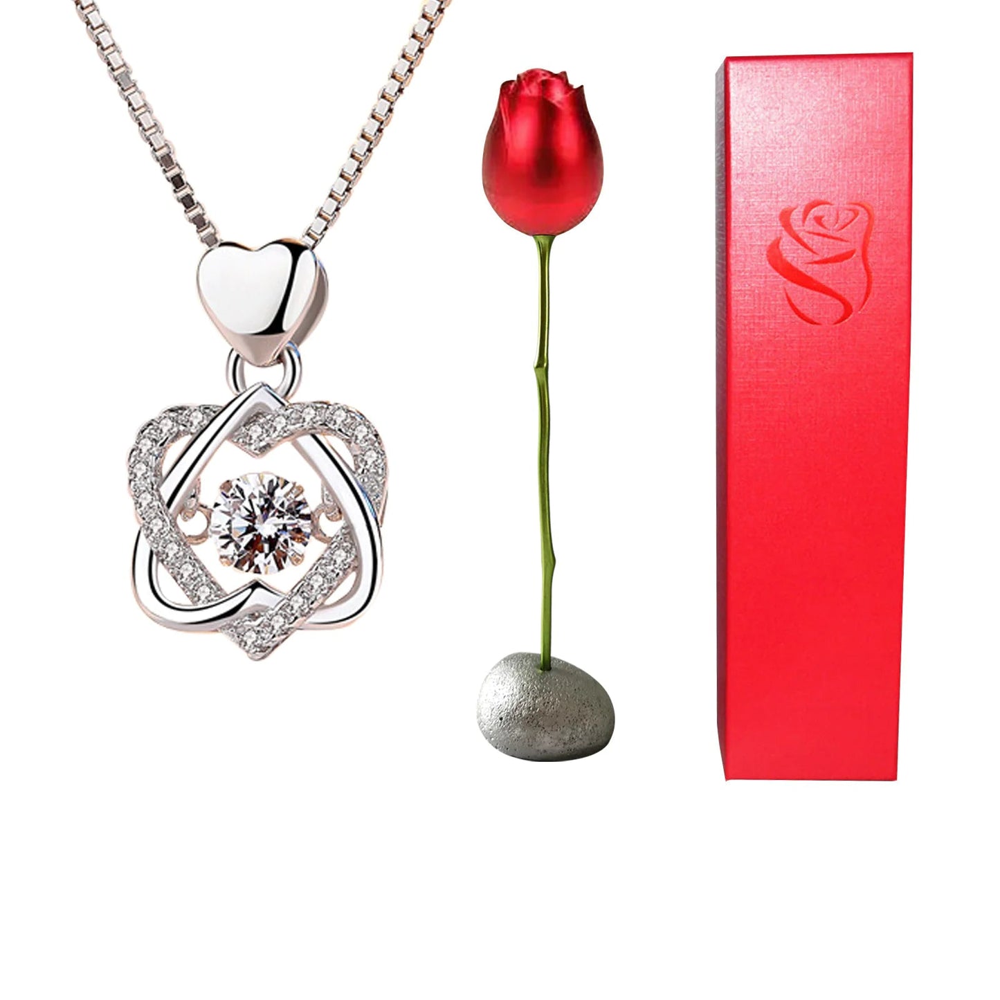 Heart Shaped Crystal Pendant Sorceress Sanctuary
