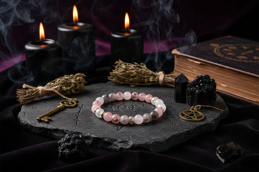 Rose Aura Bracelet - Sorceress Sanctuary Pulsera Rosa
