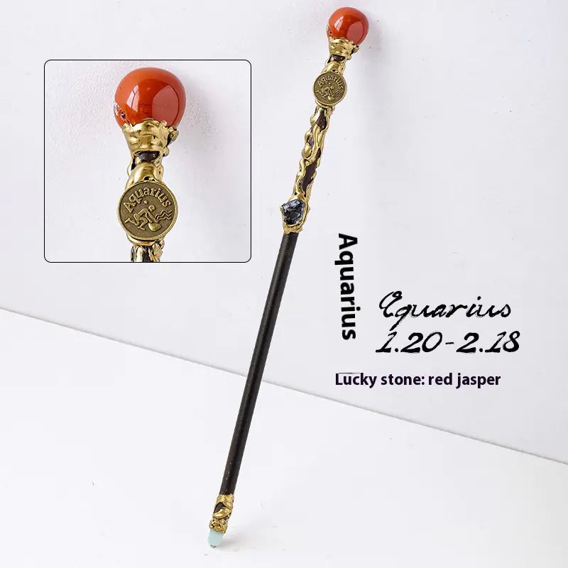 Zodiac Crystal Magic Wand