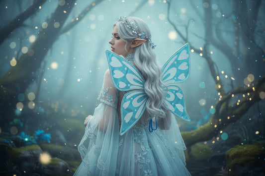 Swan Fairy Wings - Sorceress Sanctuary Blue Butterfly / One Size-Purple Love / One Size-Green Butterfly / One Size-Blue Swan / One Size-Pink Swan / One Size