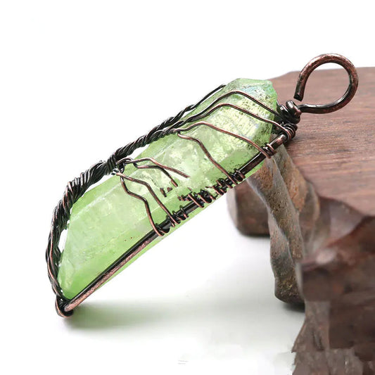 Rooted Crystal Pendant Sorceress Sanctuary