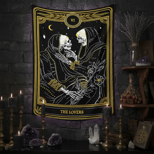 Tarot Tapestry - Sorceress Sanctuary strength / 73x95CM-strength / 100x150CM-strength / 130x150CM-strength / 150x200CM-strength / 180x230CM