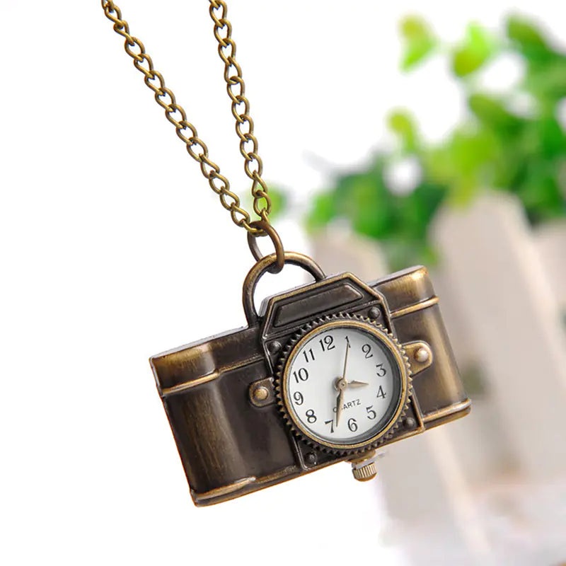 Vintage Camera | Pocket Watch Necklace