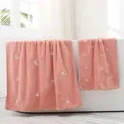 2 Embroidered Soft Towels | Star & Moon - Sorceress Sanctuary