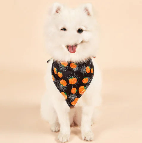 Halloween Pet Bandana | Double Sided