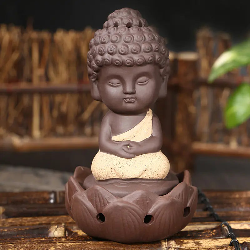 Lotus Buddha Incense Holder