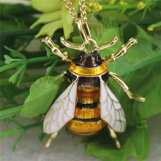 Antique Artistic Bee Necklace Sorceress Sanctuary
