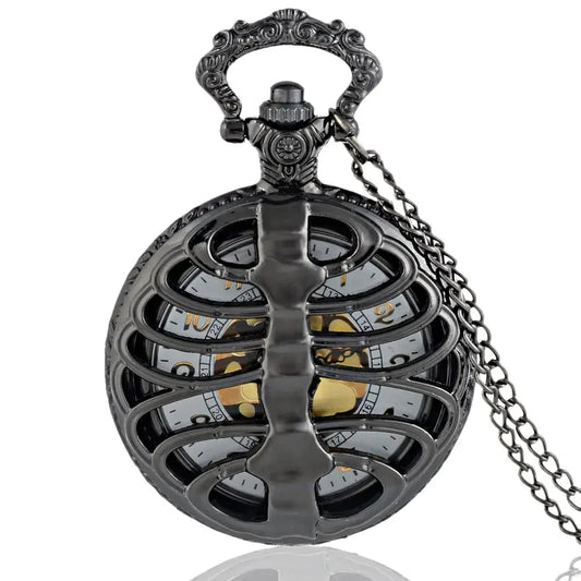 Vintage Hollow Rib Pocket Watch - Sorceress Sanctuary