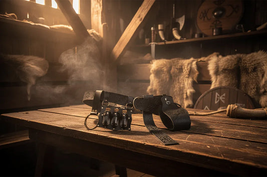 Wiccan Belt - Sorceress Sanctuary Phoenix Black