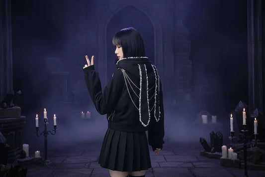 Wiccan Hoodie - Sorceress Sanctuary Black / L-Black / M-Black / S