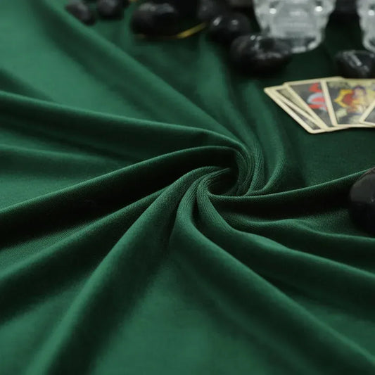 Velvet Witch Altar Cloth - Sorceress Sanctuary Dark green / 70*300-Creamy-white / 70*300-Purple / 70*300